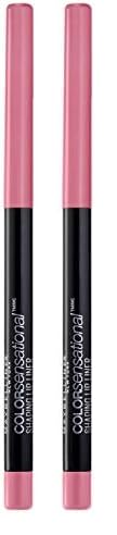 Maybelline Color Sensational Shaping Lip Liner with Self-Sharpening Tip, Palest Pink, Pale Pink, 1 Count (Pack of 2)