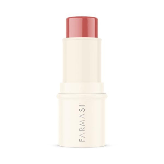 FARMASi Blush Stick, Cool & Revitalizing β Nourishing, Dermatologically Tested for Lips & Cheeks, 0.14 oz / 4 g, Fresh