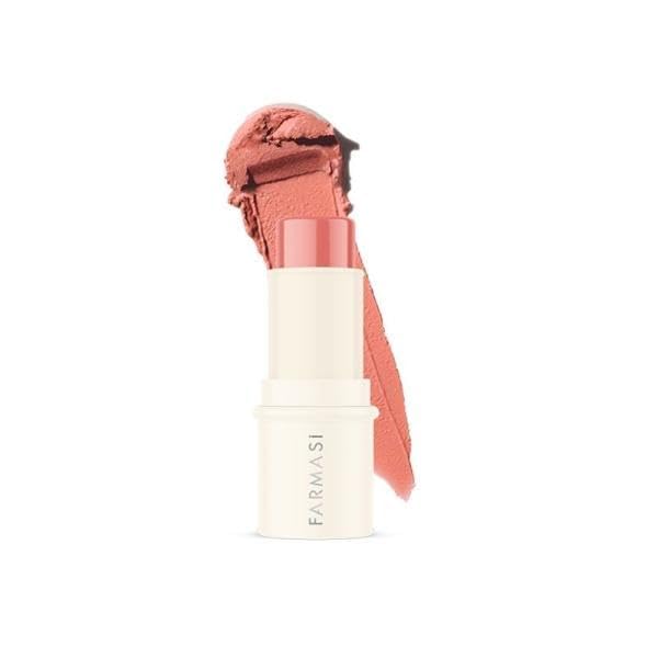 FARMASi Blush Stick, Cool & Revitalizing β Nourishing, Dermatologically Tested for Lips & Cheeks, 0.14 oz / 4 g, Fresh