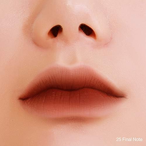 BBIA Last Velvet Lip Tint - Soft & Creamy Matte Finish Lip Stain, Blur Effect with Velvety Texture, Long-Lasting, High Pigment, Lightweight, Non-Drying, Korean Lip Makeup (25 FINAL NOTE)