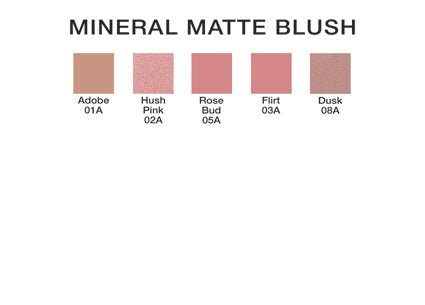 Jolie Mineral Matte Blush Pressed Cheek Color Blusher (Rose Bud)