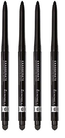 Rimmel London exaggerate auto waterproof eye definer in blackest black, 2 Count (Pack of 2)