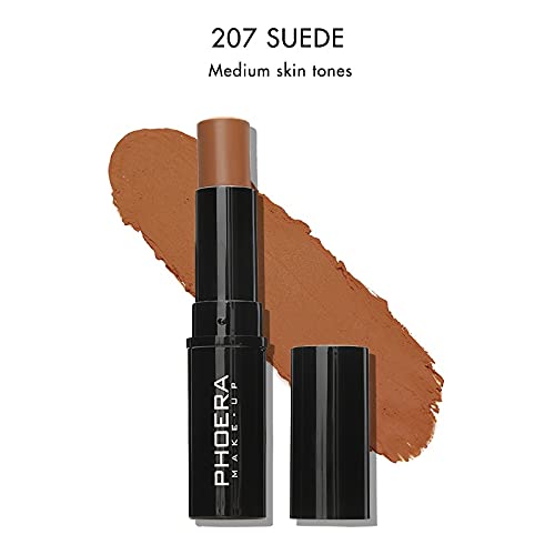 MISKEEN Concealer Stick Highlighter Pen Contour Stick, Concealer Full Coverage, Waterproof Concealer Creamy Stick Contour Makeup for Eyes and Dark Circles (207 SUEDE)