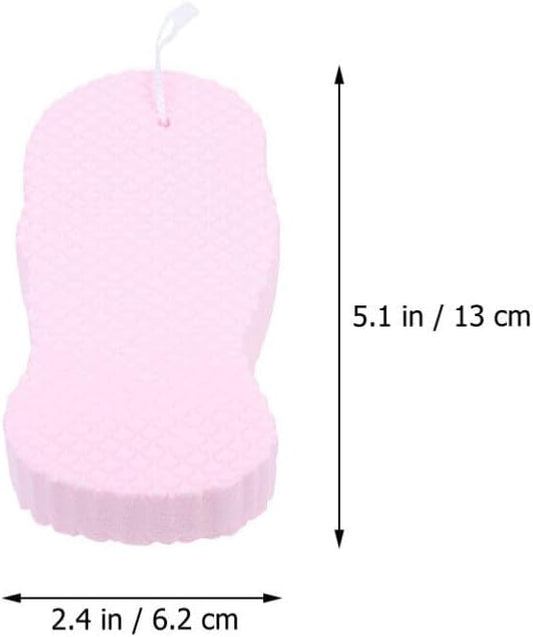 3pcs Bath Sponge Supple Shower Sponges for Gentle Cleaning Lightweight Exfoliating Brushes for Daily Bathing for Newborns and Travel