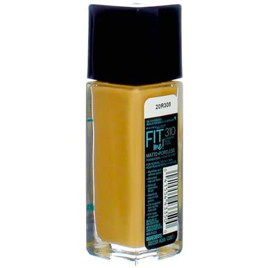 Myb Fitme 310 Mp Fndtn Sn Size 1z Maybelline Fit Me Matte+poreless Foundation Sun Seige 310 1 Fl Oz