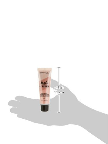 Rimmel London Insta Flawless - 30 Peach - Color-Correcting Primer, Brightening, Evens Skin Tone, Preps Skin, 1oz