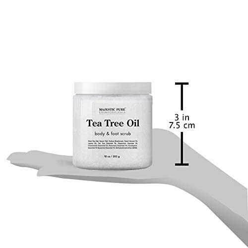 Majestic Pure Himalayan Body Scrub and Tea Tree Scrub Bundle β Body and Foot Scrub Combo set