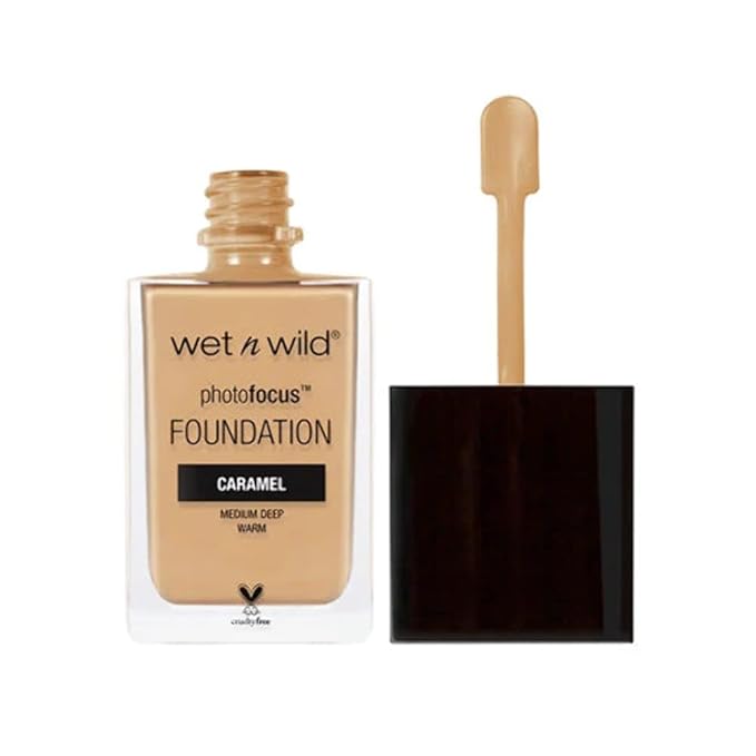 wet n wild Photo Focus Matte Liquid Foundation Peach Natural, Vegan & Cruelty-Free