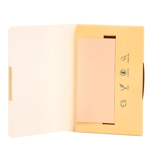 Palladio Rice Paper Facial Tissues for Oily Skin, Face Blotting Sheets Made from Natural Rice, Oil Absorbing Paper with Rice Powder, 2 Sided, Instant Results, Natural, 40 Count, Pack of 1