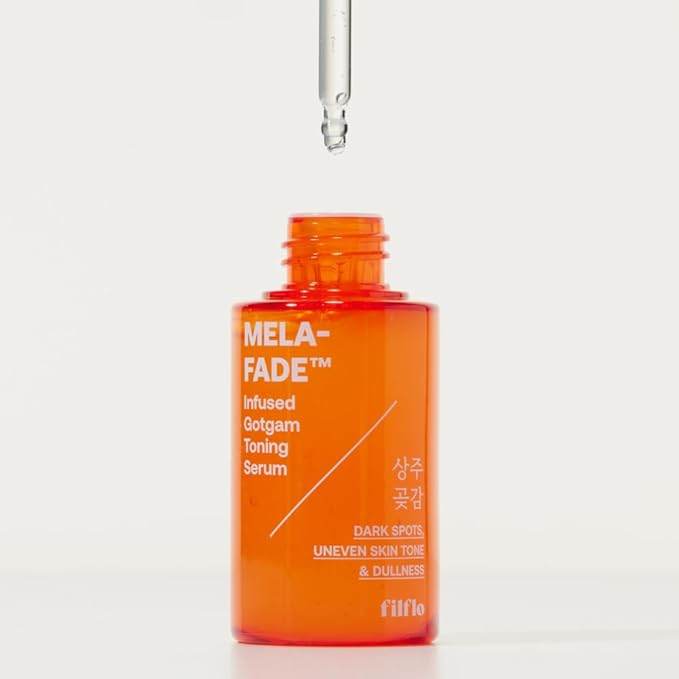 Mela-fade Infused Gotgam Toning Serum, Korean Natural Facial Serum With Vitamin C, Hydrating and Soothing for Dark Spots, Sensitive Skin, Highly-Concentrated Korean Skin Care, 1.52 Fl Oz