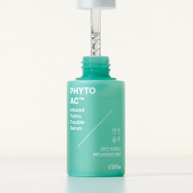 Phyto ac Infused Yulmu Trouble Serum, Korean Natural Facial Serum for Smooth Skin, Sensitive Skin, Redness Reducing and Soothing Serum, Korean Skin Care, 1.52 Fl Oz