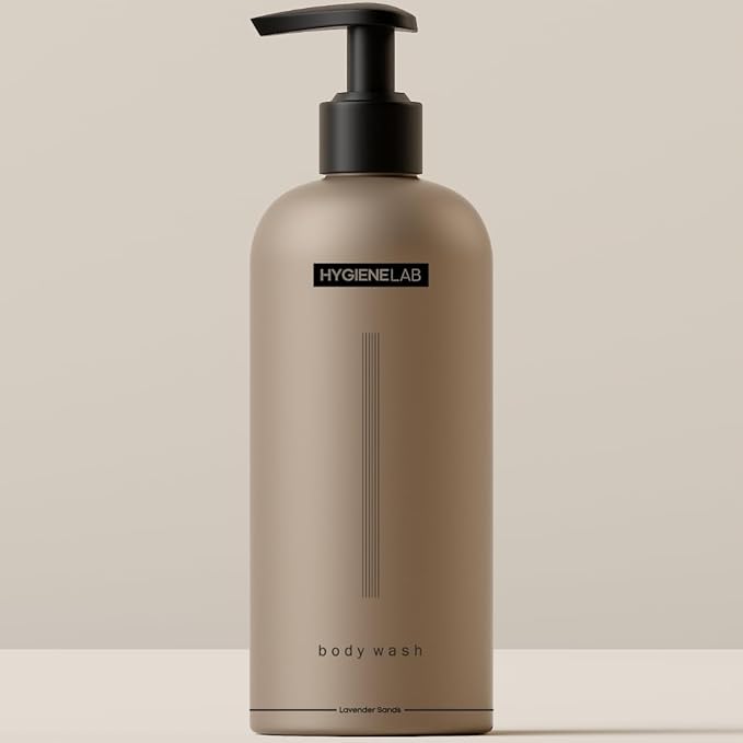 Mens Natural Body Wash - Ultra Hydrating, EWG Verified Clean Formula, Lavender Sands Scent, Sulfate-Free, Paraben-Free, Phthalates-Free, Gentle & Effective for Healthy Skin (10 oz)