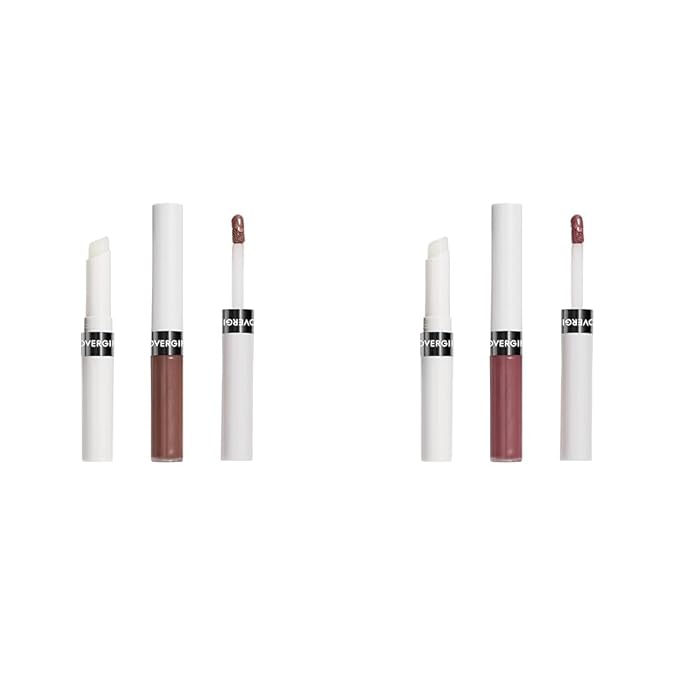 COVERGIRL Outlast All-Day Lip Color with Topcoat, Lipstick, Pack of 1 Outlast All-Day Custom Nudes Universal Nude Lip Color