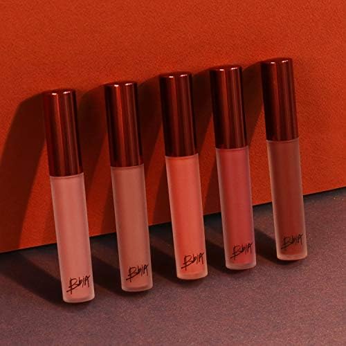 BBIA Last Velvet Lip Tint - Soft & Creamy Matte Finish Lip Stain, Blur Effect with Velvety Texture, Long-Lasting, High Pigment, Lightweight, Non-Drying, Korean Lip Makeup (25 FINAL NOTE)