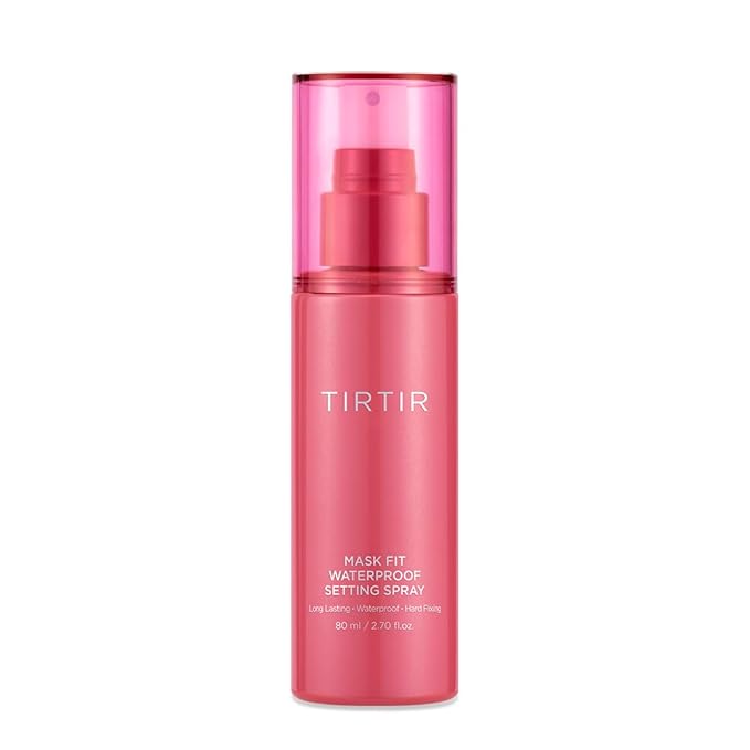 TIRTIR Waterproof Setting Spray β 24 Hour Long Lasting Fix, Sweatproof Water Resistant Makeup Finisher β Ethanol Free, Semi Matte Finish for Oily Skin β Korean Makeup Fixer