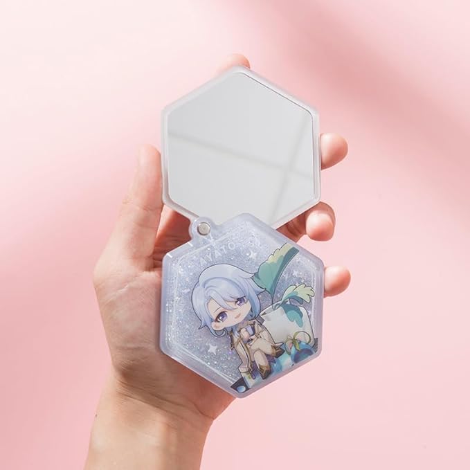 Sweet Summer Series Glitter Compact Makeup Mirror - Raiden Shogun