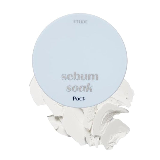 ETUDE Sebum Soak Powder 5g (23AD) | Makeup Powder for Oily Face with Sebum Control, Soft Skin Effect and Matte Finish | Flawless Long-Lasting Make up | Kbeauty