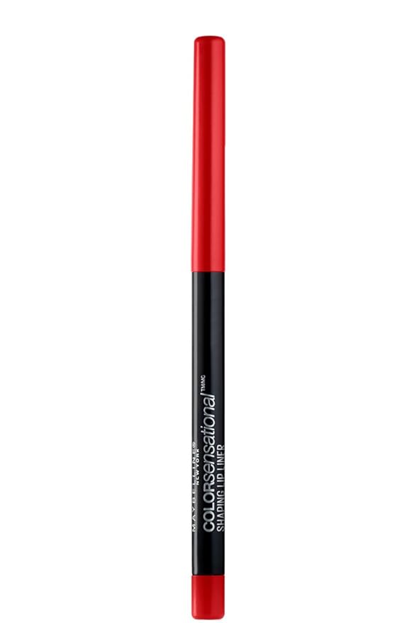 Maybelline Color Sensational Shaping Lip Liner with Self-Sharpening Tip, Very Cherry, Red, 0.01 oz (Pack of 5)