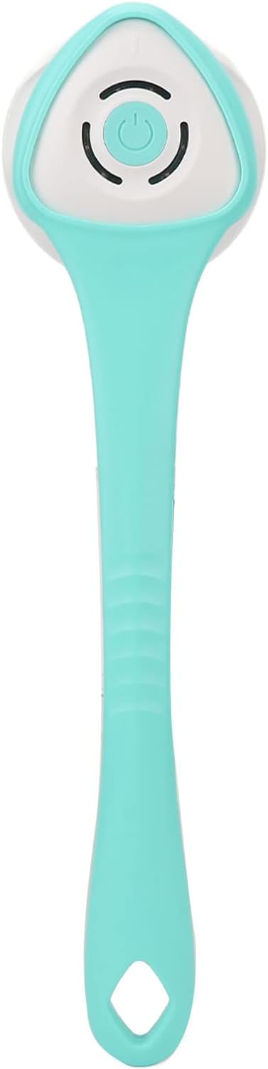 ZJchao IP67 Multifunctional Electric Shower Brush Electric Shower, Electric Body Brush for Exfoliating and Massage Brush Electric Dual Use Detachable Handle 3 Gear 5 Brush Head