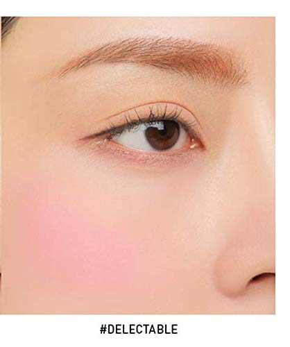 3CE Style Nanda Face Blush, Matte, Pink, Palette, 5g, 0.17oz (DELECTABLE)