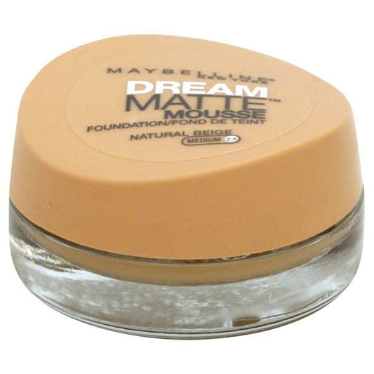Maybelline New York Dream Matte Mousse Foundation, Natural Beige, 0.64 oz.
