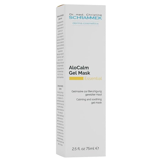 Schrammek Dr AloCalm Gel Mask (2.5 fl oz) β Intensive Skincare with Aloe Vera & Hyaluronic Acid - Hydrates Skin - All Skin Types - Post-Sun Care