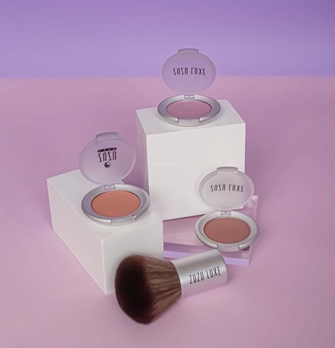 ZUZU LUXE Mineral Blush (Haze - Raspberry/Warm Shimmer), Natural, Paraben Free, Vegan, Gluten-free, Cruelty-free, Non GMO, 0.1 oz.