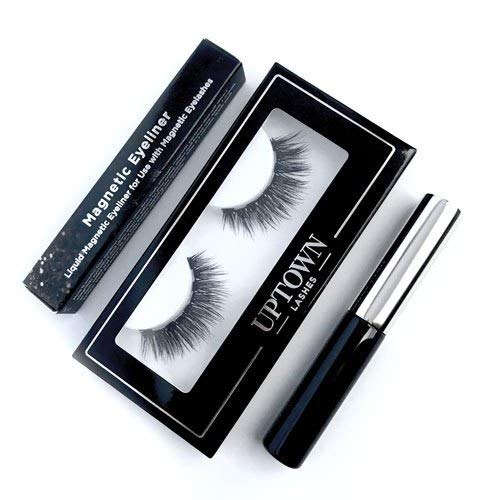 Mink Magnetic Eyelashes Diva Lash – NEW Single Lash for Use with Magnetic Eyeliner, 5 Magnet Mink Magnetic Lashes (Natural Lash)