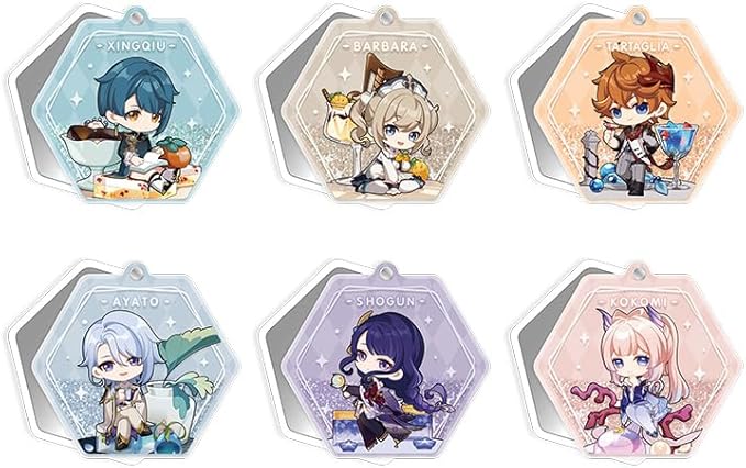 Sweet Summer Series Glitter Compact Makeup Mirror - Raiden Shogun