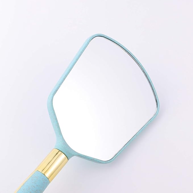 Handle Mirror Square Fashionable Home Mirror Compact Makeup for Home Use