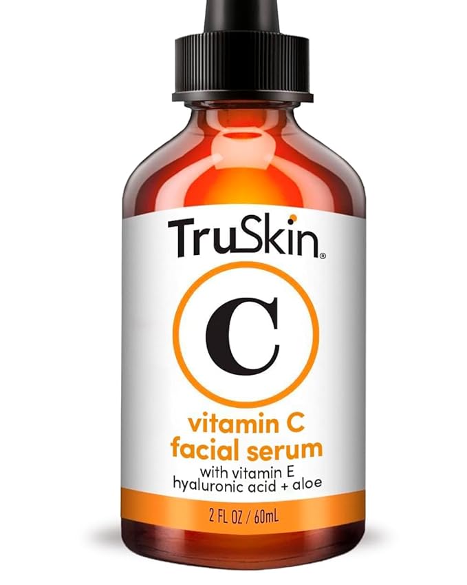 TruSkin Vitamin C Serum For Face β Anti Aging Face Serum with Vitamin C, Hyaluronic Acid, Vitamin E β Brightening Formula β Improve Appearance of Dark Spots, Tone, Fine Lines & Wrinkles, 2 Fl Oz