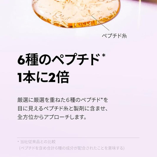 AMPLE:N Peptide Shot 2X Ampoule β Intensive Age Defying Concentrate Face Serum with Peptide Threads β Erasing Wrinkles and Improve Firmness β Lifting Sagging Skin β Plump, Repairs Skin, 1.01 fl.oz.