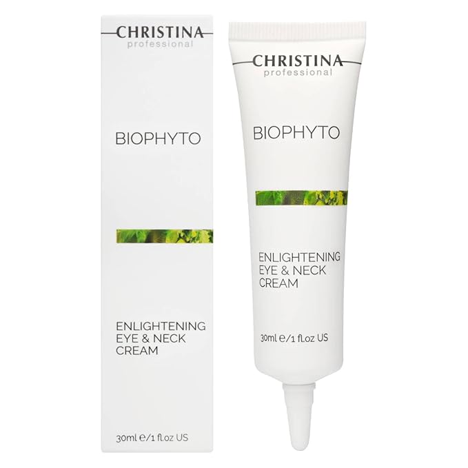-CHRISTINA- Bio Phyto Enlightening Eye and Neck Cream with Vitamin E | Under Eye Cream with Gentle Hydration and Rejuvenating Effect for All Skin Types 30ml