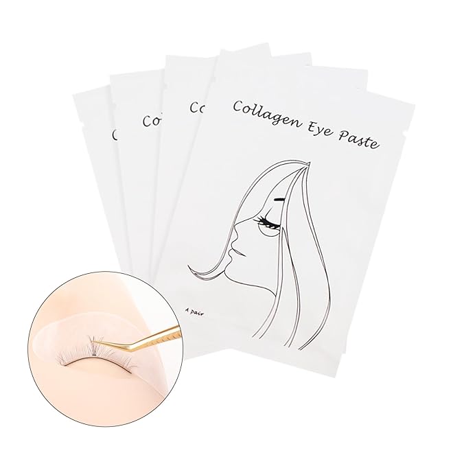 100 Pair Lint Free Hydrogel Eye Gel Patch Makeup Lash Lift Tools Under Eye Patch Pads for Eyelash Extension