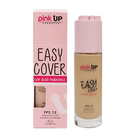 Easy Cover Liquid Makeup| Foundation Make Up| Tinted Moizturizer for face| Liquid Make Up| Medium coverage| Water base| Alcohol free| Model PKEC600
