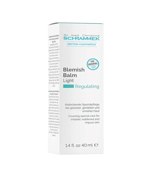 Schrammek Blemish Balm Light (1.4 fl oz) - Covering Special Care for Irritated, Reddened & Impure Skin - The Original since 1967 - BB Cream - Tinted Face Moisturizer - Facial Skin Care - Dr
