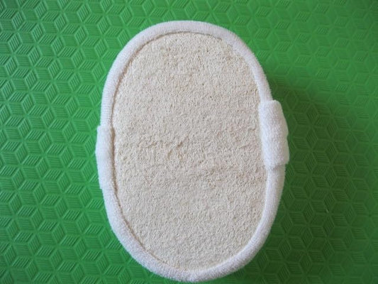 2pcs Exfoliating Loofah Sponges Pads - Natural Luffa Body Scrubbers for Shower & Bath