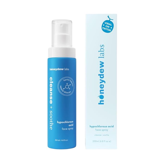 Hypochlorous Acid Spray β HOCl Face & Skin Mist for Acne, Eczema & Irritation β Multi-Purpose Skin Repair β Eyelid Cleanser, Post-Workout, Post-Procedure, Scalp & Sensitive Skin β 6.8 oz