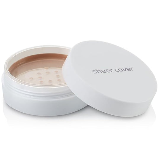 Sheer Cover β Flawless Face Kit β Perfect Shade Mineral Foundation β Conceal & Brighten Highlight Trio β with FREE Foundation Brush and Concealer Brush β Dark Shade β 4 Pieces