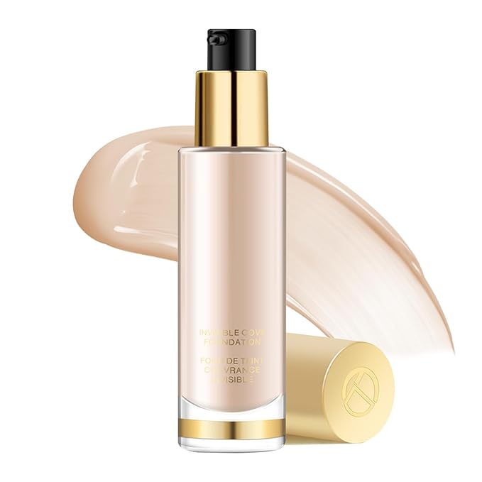 Concealer Foundation, Oil Control Waterproof Concealer Color Correcting Foundation Long Lasting No Makeup Removal Invisible Pores Face Base Makeup