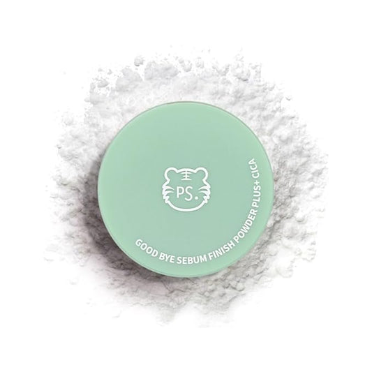 Goodbye Sebum Control Finish Powder 5g โ Lightweight CICA Face & Hairline Powder for Oil Control and Long-Lasting Soft Matte Finish (CICA)