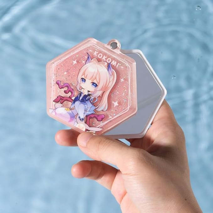 Sweet Summer Series Glitter Compact Makeup Mirror - Raiden Shogun