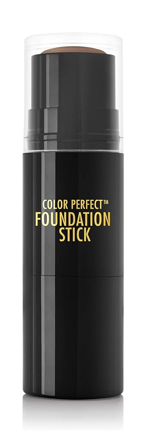 Black Radiance Color Perfect Foundation Stick with Soft Brush Applicator Duo β Buildable, Blendable Versatile Pigment-Rich Formula - Cashmere