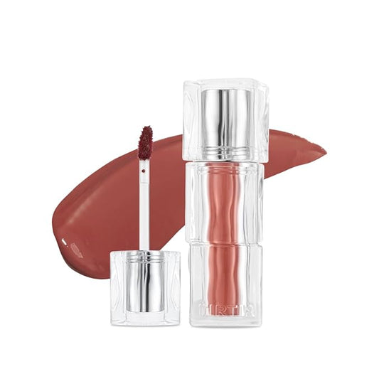 TIRTIR [*Mini Size Waterism Tinted Lip Gloss #05 Scotch Shot, 0.06 Fl Oz β Kiss Ready Lipgloss, 12H Long Lasting Non Sticky Natural Tinted Glow Korean Multiuse Cheek and Lip Tint for Women gift