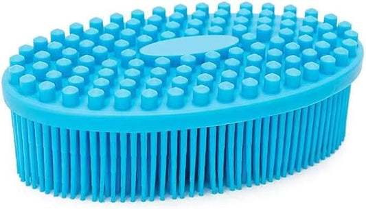 Silicone Body Scrubber Multipurpose Silicone Loofah Exfoliating Bath Brush Comfortable Silicone Body Scrubbers for Use in Shower Silicone Massage Brush for Women Men Daily Use