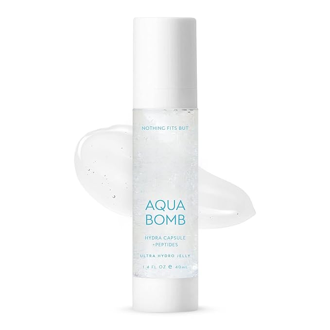 Nothing Fits But Aqua Bomb Soothing Relief Multi Peptides & Hyaluronic Capsule Moisture Serum. 1.4 Fl Oz/40 ml