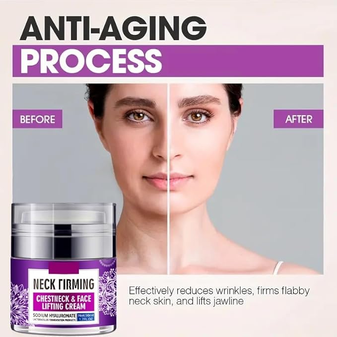 Collagen Face & Neck Firming Cream - Best for Tightening Sagging Skin, Tighten & Lift Firming Neck Cream Anti-Aging Neck Wrinkle Creams Day & Night Neck Cream Moisturizing for Sensitive Skin
