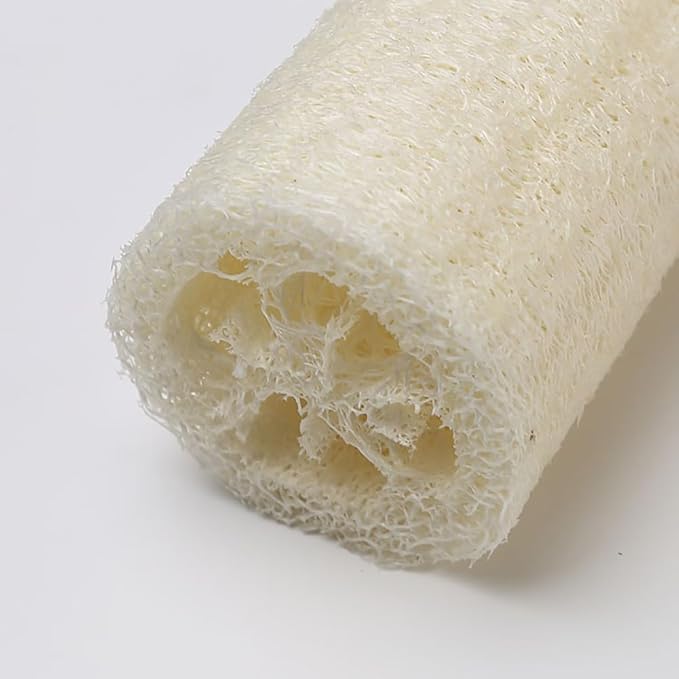 2 Pcs 15cm Natural Loofah Sponge Large Exfoliating Loofah Deep Clean Loofah Bath Shower Loofah Body Scrubber Exfoliator Long Spa Loofah Skin Care Loofah for Men Women