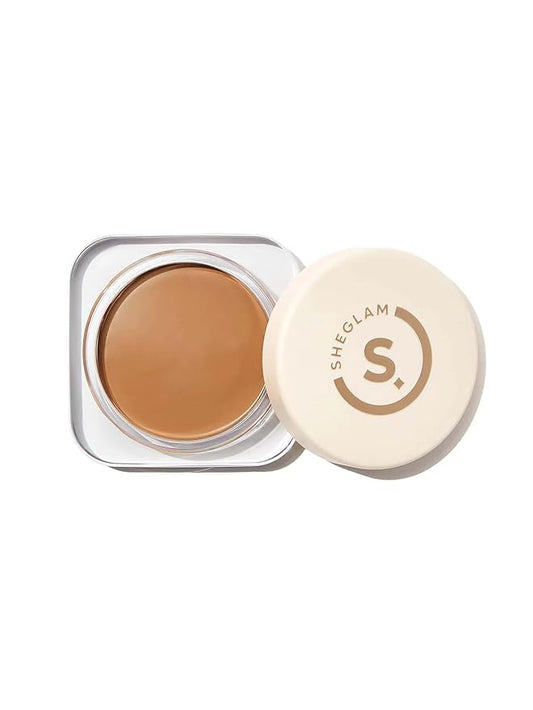 SHEGLAM Hydrating Cream Full Coverage Foundation Balm Long Lasting Concealer Face Foundation for Dry Skin - Earth