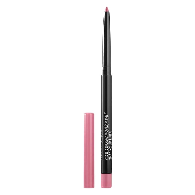 Maybelline Color Sensational Shaping Lip Liner with Self-Sharpening Tip, Palest Pink, Pale Pink, 1 Count (Pack of 2)